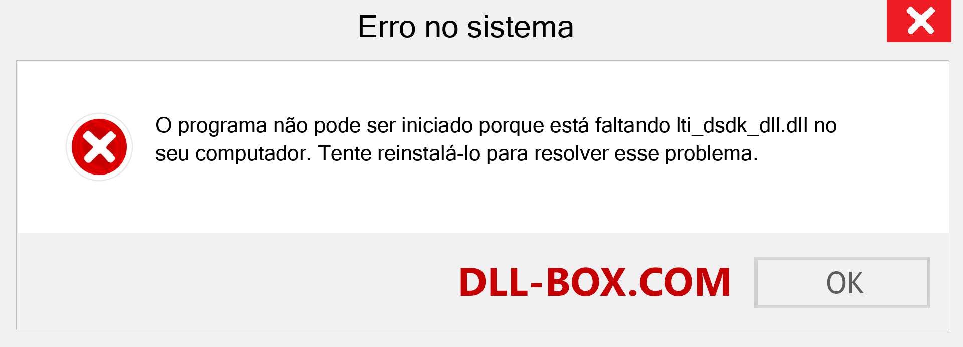 Arquivo lti_dsdk_dll.dll ausente ?. Download para Windows 7, 8, 10 - Correção de erro ausente lti_dsdk_dll dll no Windows, fotos, imagens