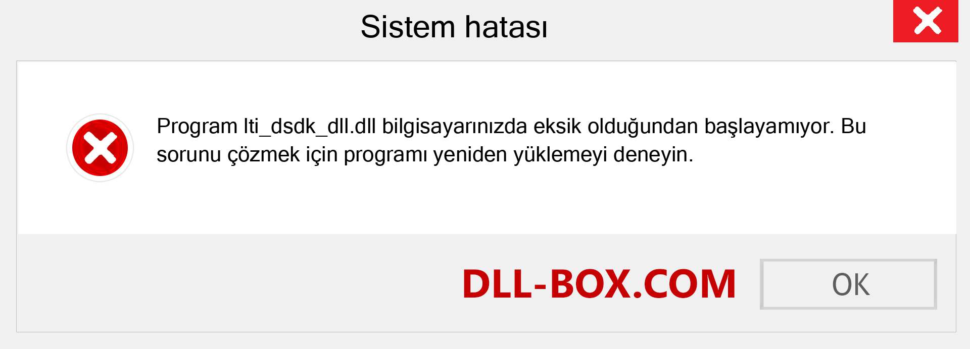 lti_dsdk_dll.dll dosyası eksik mi? Windows 7, 8, 10 için İndirin - Windows'ta lti_dsdk_dll dll Eksik Hatasını Düzeltin, fotoğraflar, resimler